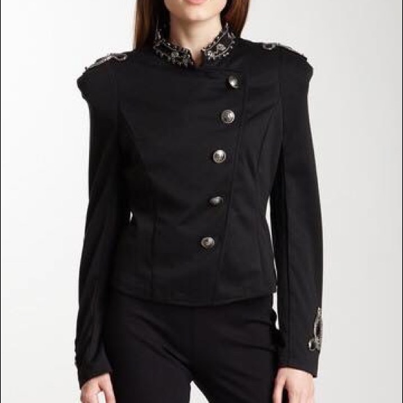 One left! Embellished Military Jacket - Picture 2 of 8